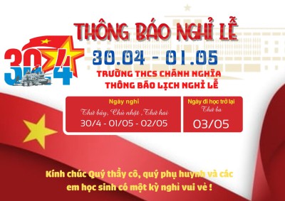 Thông báo nghỉ lễ