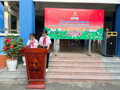 Chào đón năm học mới với môi trường trong sạch và vui tươi cùng tập thể trường THCS Chánh Nghĩa